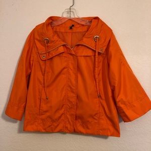 Ambition Jacket Orange Windbreaker  Size: M